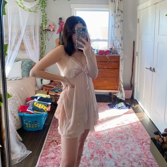 CALIFORNIA DYNASTY VINTAGE babydoll dress - Picture 2 of 3